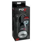 PDX Elite Hydrogasm Frosted Black intymus sūkurinis masturbatorius – 20 cm — Nuotrauka 1