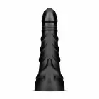 BUTTR Black Hawk Textured Curved Dildo – 24 cm (9.4″) – Black — Photo 3