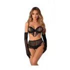 Rossay 4-piece Lingerie Set – Black – S — Photo 1