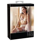 Lingerie Set with Underwired Bra and Suspender Belt – White – 85B/L — Photo 1