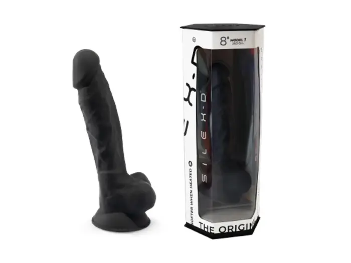 Model 1 Realistic Dildo – 20 cm (8″) – Black