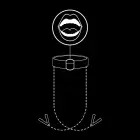 Fetish Submissive Vegan Leather Ring Gag with Adjustable Nipple Clamps – Black — Photo 8