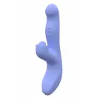 BLUSH COLLECTION Simone Tapping Rabbit Vibrator, Warming, 10 Modes, Waterproof, Blue — Photo 2