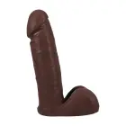 ULTRASKYN reālistisks dildo ar sēkliniekiem un piesūcekni – 16.5 cm (6″) — Foto 4