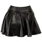 Cottelli PARTY Rock – flared matte-look mini skirt – black – XL — Photo 7