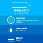 Durex Natural XL liela izmēra prezervatīvi – 12 gab. — Foto 2