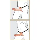 Realistixxx Strap-on mova – 19.5 cm (7.7″) – Rožinė — Nuotrauka 8