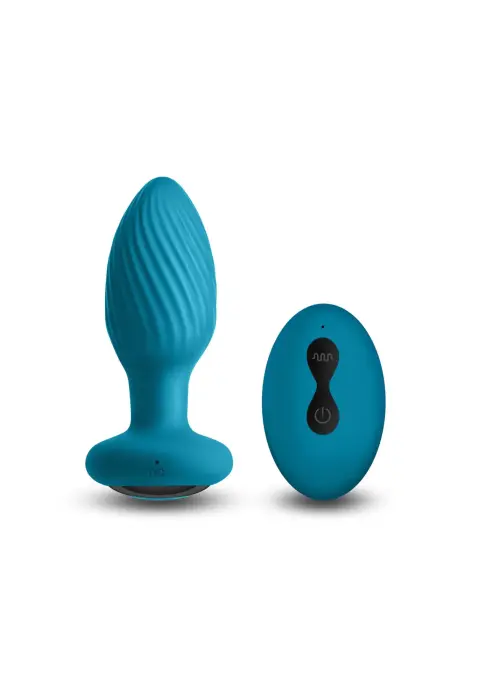 INYA Alpine Remotely Operated Vibrating Butt Plug – Blue