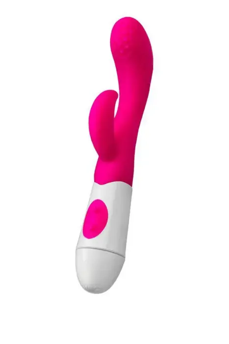 A-TOYS Nessy вибратор с клиторальным стимулятором – 20 cm – розовый
