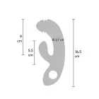 Xocoon Harmony DualTouch G taško vibratorius – 18 cm (7″) – violetinis Photo