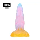 Rainbow Stallion Silicone Butt Plug – Rainbow — Photo 7