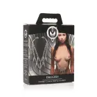 Daggers - Double Chain Nipple Clamps – Black and Silver — Photo 1