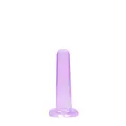 Nereālistisks dildo ar piesūcekni – 13.5 cm (5.3″) – Violets Foto 2
