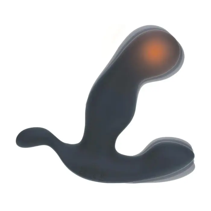 Силиконовый стимулятор простаты с подогревом и вибрацией – 14 cm (5.5″) – Черный
