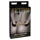 Fetish Fantasy Gold Deluxe Furry Cuffs — Photo 1