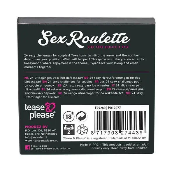 Sex Roulette Love & Marriage (NL-DE-EN-FR-ES-IT-PL-RU-SE-NO) Photo