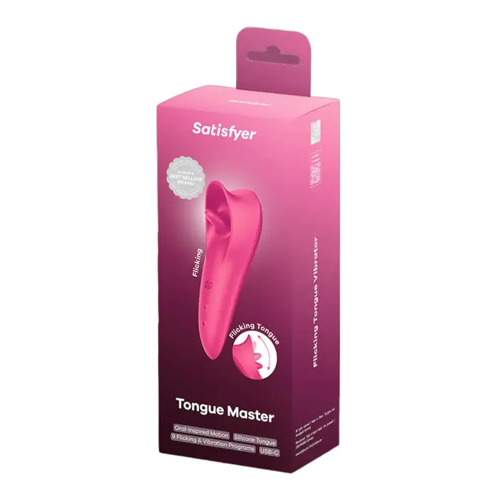 Клиторальный стимулятор Satisfyer Tongue Master – розовый