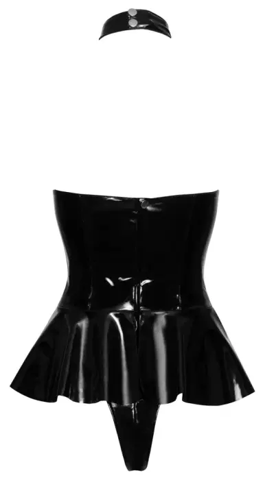 Black Level Vinyl Bodysuit with Skirt – M Photo