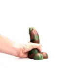 Kiotos Revolt Green Army 08 Small – silikoninis dildo – 16 cm — Nuotrauka 4