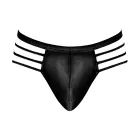 Male Power siksniņu stringi ar siksniņu dekoriem – melni – L/XL — Foto 3