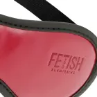 Fetish Submissive mākslīgās ādas maska ar neoprēna oderi – melna — Foto 3
