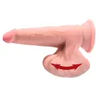 King Cock Plus 3D Fanta Flesh modelis ar kustīgu anatomisku pamatni – 21.5 cm (8.5″) – miesas krāsa — Foto 4