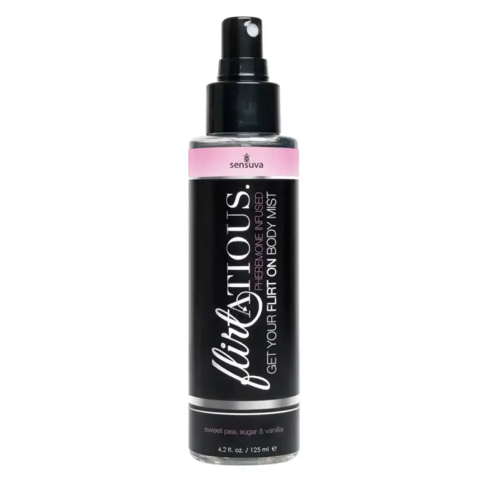 Sensuva Flirtatious kehasprei Vanilla Sugar Sweet Pea – 125 ml