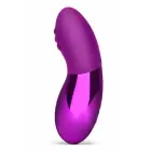 Le Wand Point Cherry Rechargeable Contoured Mini Vibrator – mini vibrator – silicone/metal – waterproof – cherry red — Photo 3
