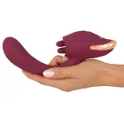 Javida divfunkciju vibrators ar laizīšanas stimulatoru – 20.6 cm – rozā — Foto 8