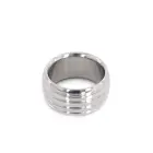 Fancy Steel Donut Cock Ring – 4 cm (1.5″) — Photo 1