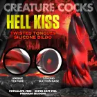 Hell Kiss Twisted Tongues dildo – 18.8 cm (7.4″) – spalvotas — Nuotrauka 5