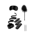 Loving Joy Bed Bondage Kit – Adjustable Velvet Cuffs & Accessories – Black — Photo 8