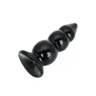 Extreme Analinis kaištis su sėklidėmis – 23 cm – Juodas — Nuotrauka 4