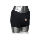 Packer Gear – bokserių strap-on diržai su O žiedu – juodi — Nuotrauka 2