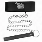KINK reguliuojamas juodas antkaklis su platu diržu 65cm, 33.5-41cm, 5cm plotis — Nuotrauka 4