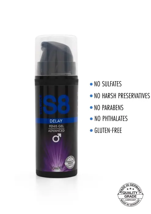 S8 Delay erekcijas gels – 30 ml Foto 2