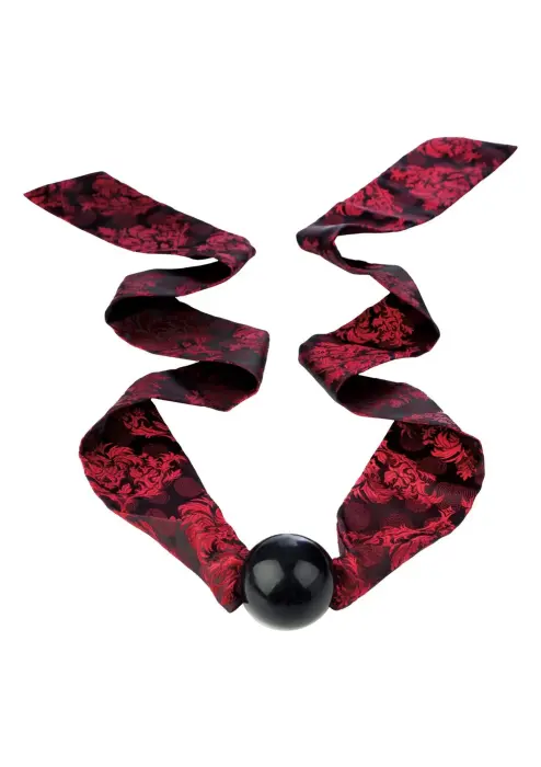 Scandal Silicone Ball Gag – Black