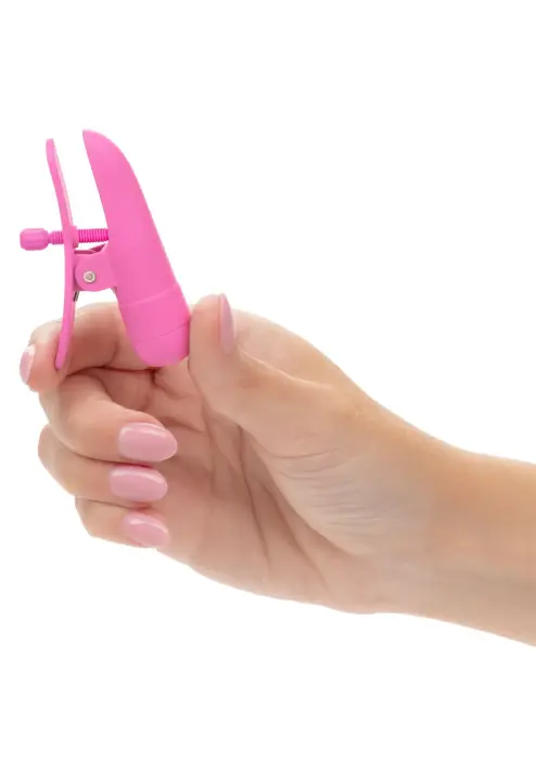 Nipplettes uzlādējamās knupīšu skavas – rozā Foto 6