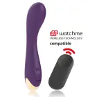 Treasure Hansel išlenktas vibratorius – 17.5 cm (6.9″) – violetinis — Nuotrauka 1