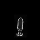 Kiotos Rugops – ribbed anal plug for beginners – clear — Photo 3
