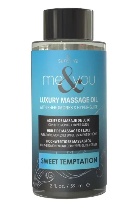 Sensuva Me & You – masāžas eļļa – saldā kārdināšana – 59 ml