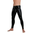 Latex Men's Pants with Penis/Testicle Sleeve – L — Photo 2