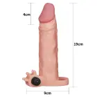 Add 2" Pleasure X Tender vibreeriv peenise varrukas – nahavärv — Foto 2