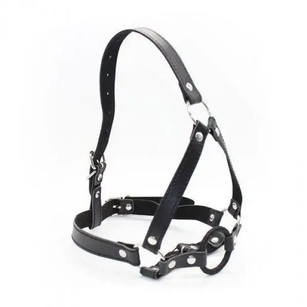 Toez4Lovers Fetish Art Head Harness with O-Ring Gag