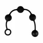 BUTTR – silicone anal beads in 4 sizes – black – 50 cm — Photo 4