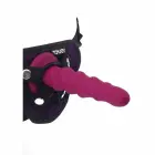 Get Real Ribbed Model gyslotas dildo – 12 cm (4.7″) – raudonas — Nuotrauka 2