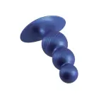 NMC 5 Inch Silicone Anal Plug – silikona anālais aizbāznis ar T-formas pamatu – metālisks zils – 12,7 cm — Foto 4