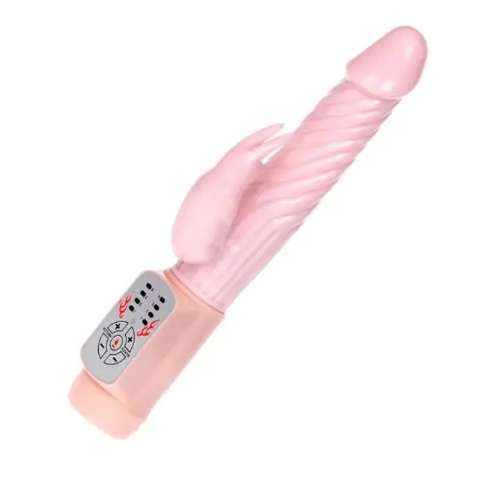 BAILE FIRE BUNNY vibratorius – 18 cm (7″) – rožinis