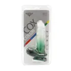 Kiotos Cox Color Дилдо с присоской – 18 cm (7″) – прозрачно-зеленый — Фото 8