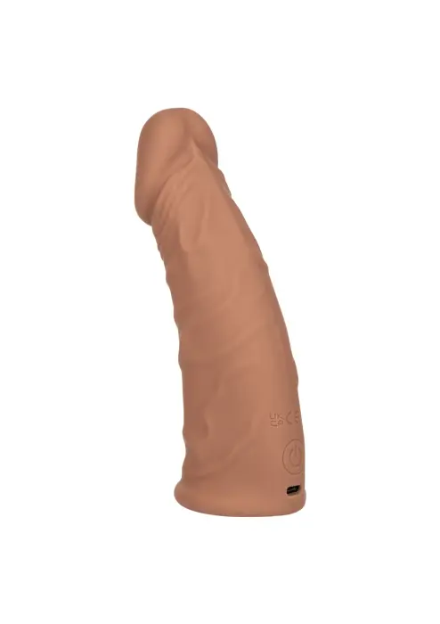 Вибрирующая насадка на член 17.25 cm (7″) – карамельная